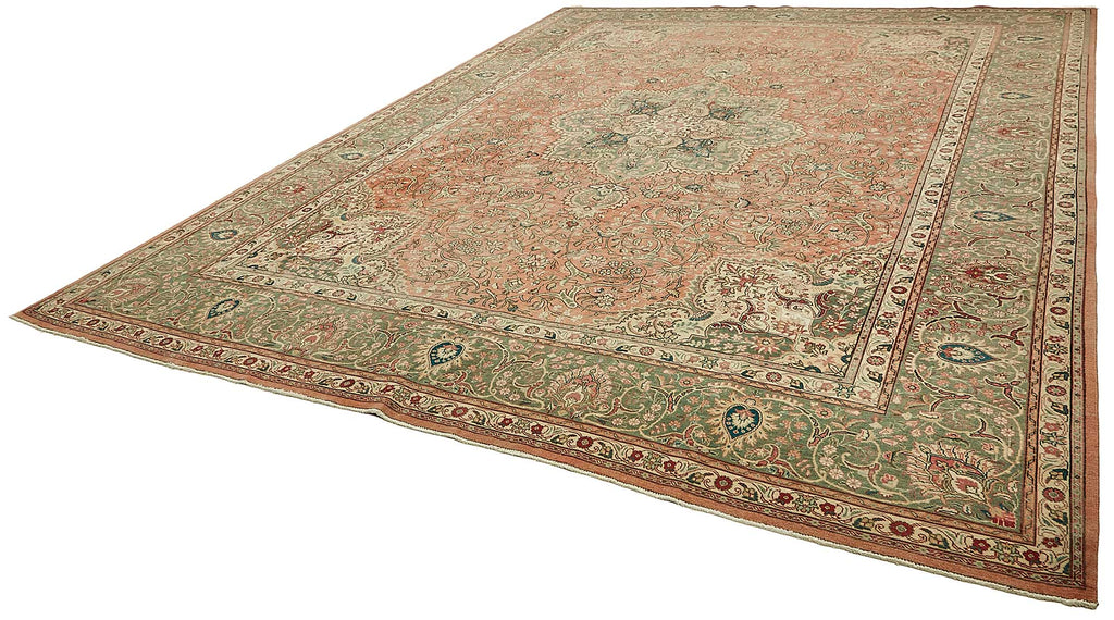 Beige vintage Persian rug 49700, 3.03 x 3.91 metres – photograph 3