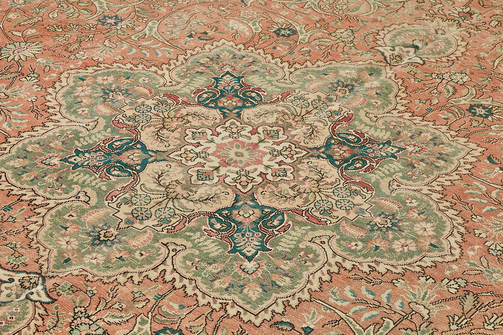Beige vintage Persian rug 49700, 3.03 x 3.91 metres – photograph 5