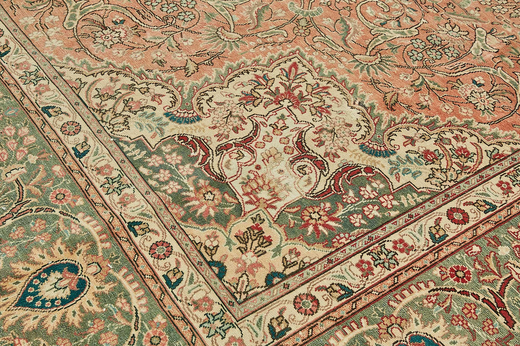 Beige vintage Persian rug 49700, 3.03 x 3.91 metres – photograph 9