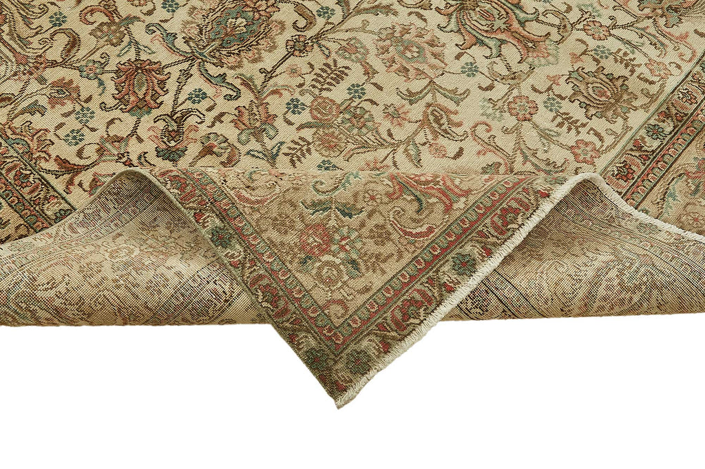 Beige vintage Persian rug 49701, 2.46 x 3.55 metres – photograph 6