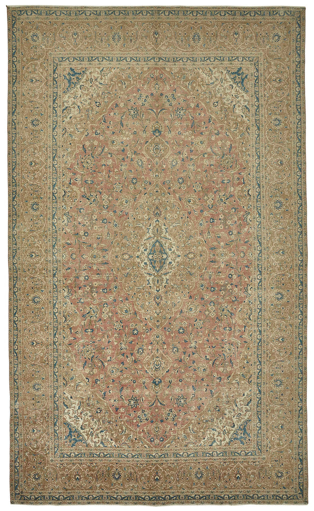 Beige vintage Persian rug 49704, 2.93 x 4.84 metres – full rug