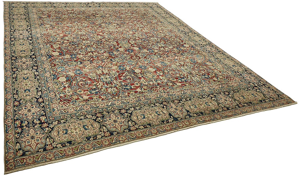 Beige vintage Persian rug 49705, 2.90 x 3.58 metres – photograph 2