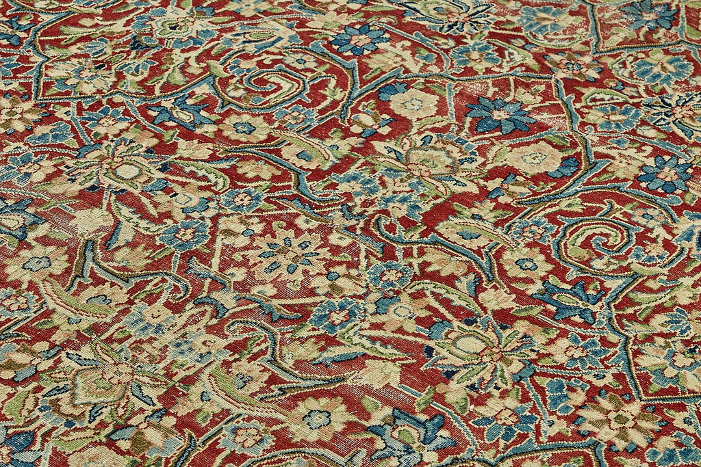 Beige vintage Persian rug 49705, 2.90 x 3.58 metres – photograph 5