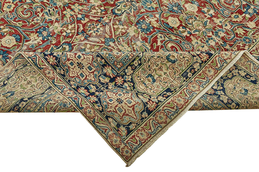 Beige vintage Persian rug 49705, 2.90 x 3.58 metres – photograph 6