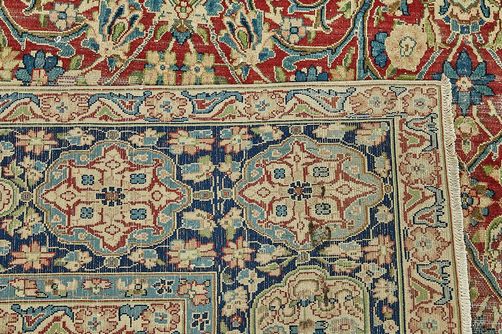 Beige vintage Persian rug 49705, 2.90 x 3.58 metres – photograph 7