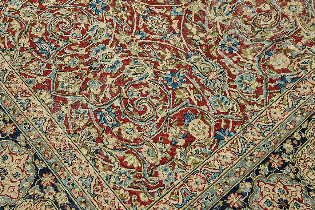Beige vintage Persian rug 49705, 2.90 x 3.58 metres – photograph 9