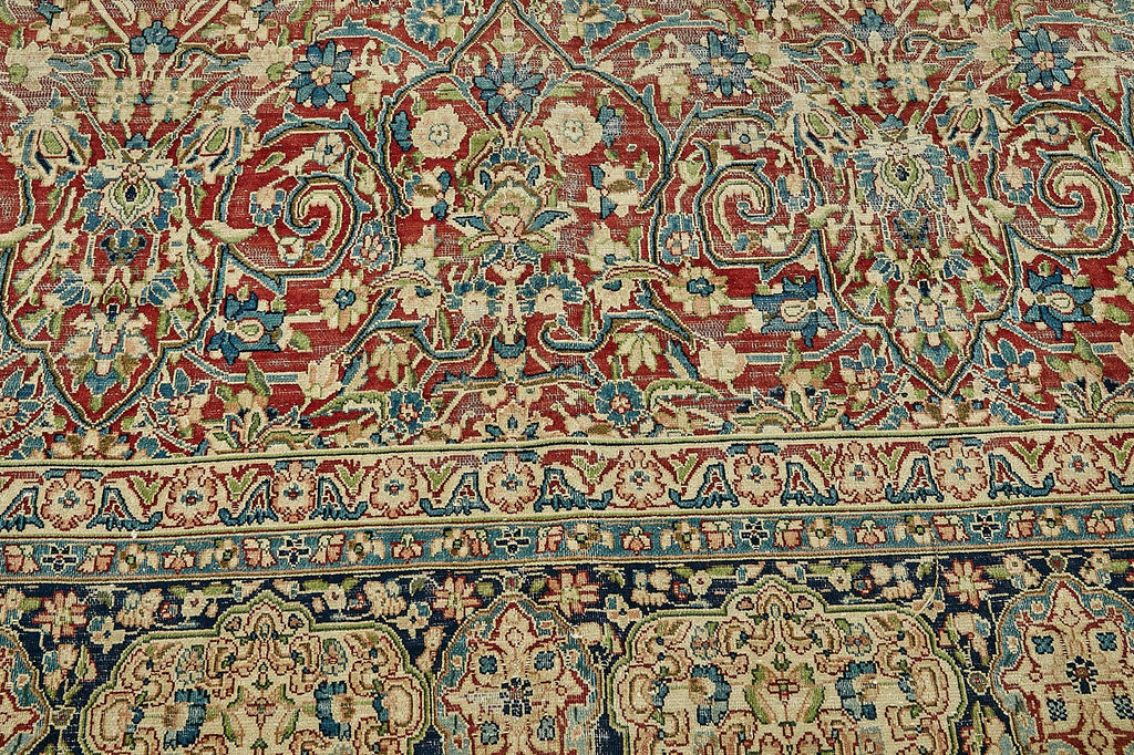 Beige vintage Persian rug 49705, 2.90 x 3.58 metres – photograph 10