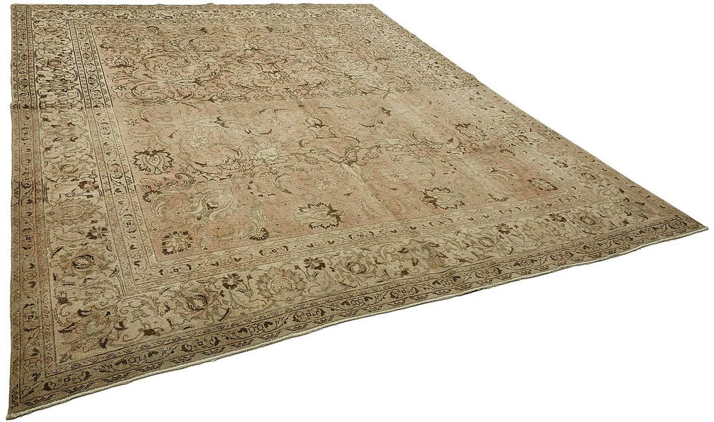 Beige vintage Persian rug 49707, 2.87 x 3.40 metres – photograph 2
