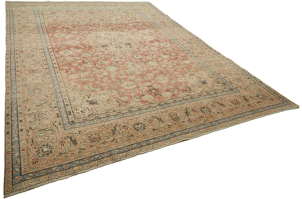 Beige vintage Persian rug 49709, 2.87 x 3.91 metres – photograph 2