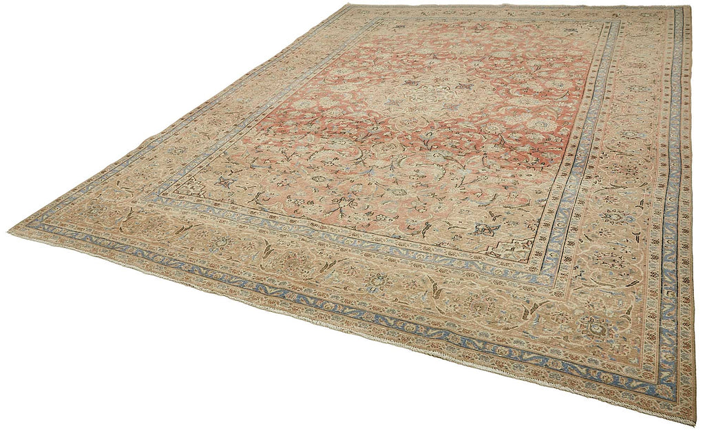 Beige vintage Persian rug 49709, 2.87 x 3.91 metres – photograph 3