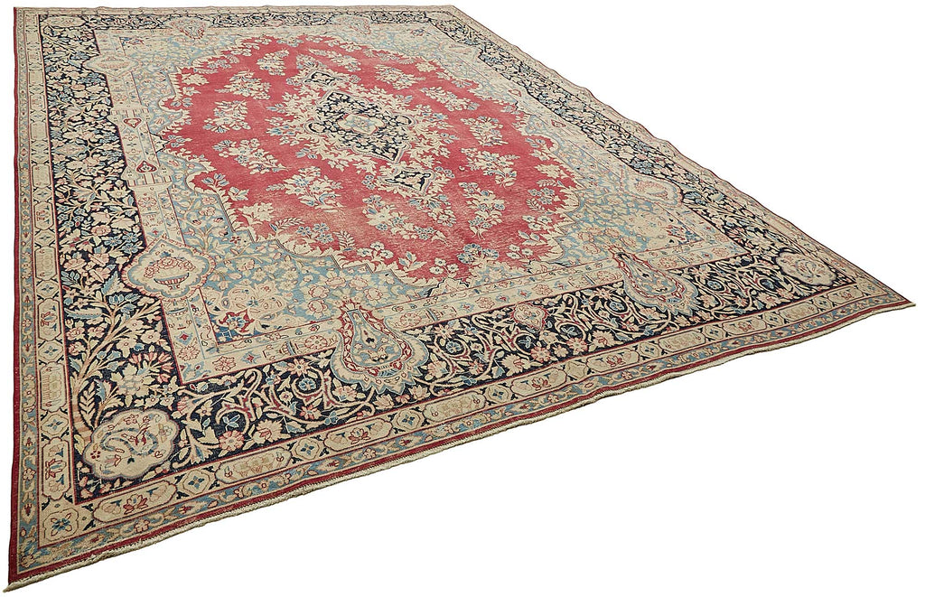 Beige vintage Persian rug 49712, 2.97 x 3.97 metres – photograph 2