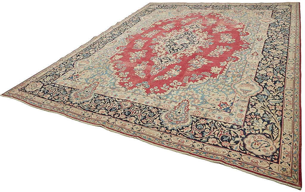 Beige vintage Persian rug 49712, 2.97 x 3.97 metres – photograph 3