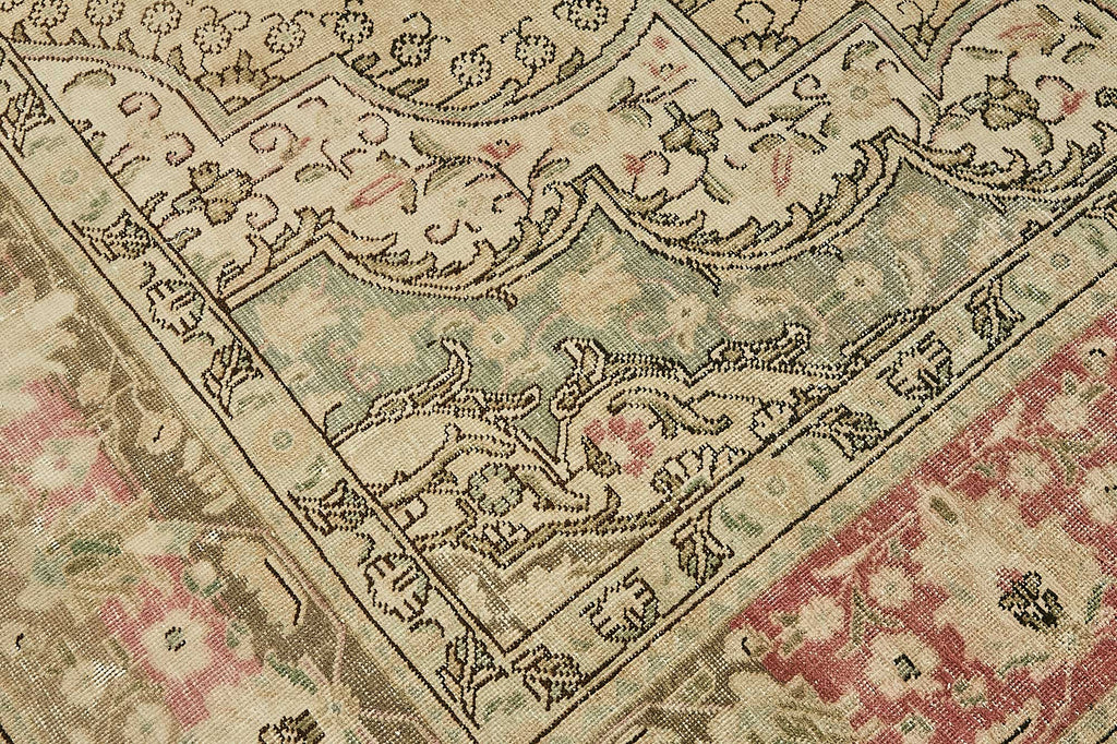 Beige vintage Persian rug 49715, 2.85 x 3.83 metres – photograph 9