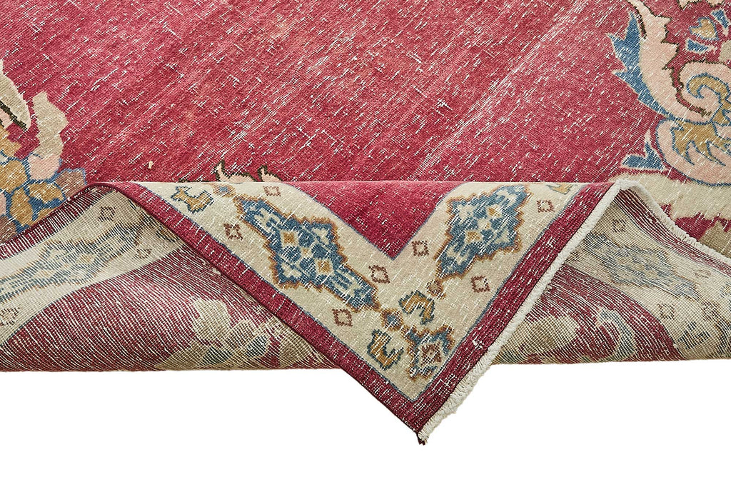 Beige vintage Persian rug 49716, 2.74 x 4.27 metres – photograph 6