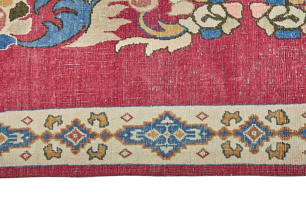 Beige vintage Persian rug 49716, 2.74 x 4.27 metres – photograph 8