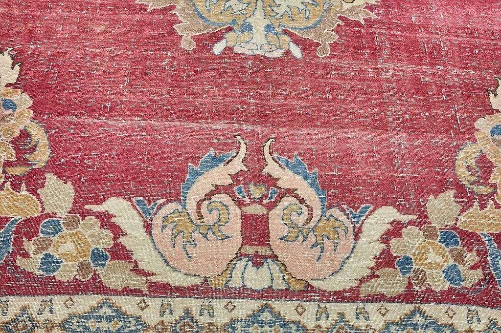 Beige vintage Persian rug 49716, 2.74 x 4.27 metres – photograph 10