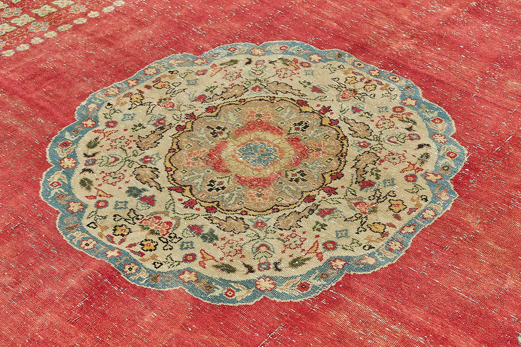 Beige vintage Persian rug 49717, 2.73 x 3.44 metres – photograph 5