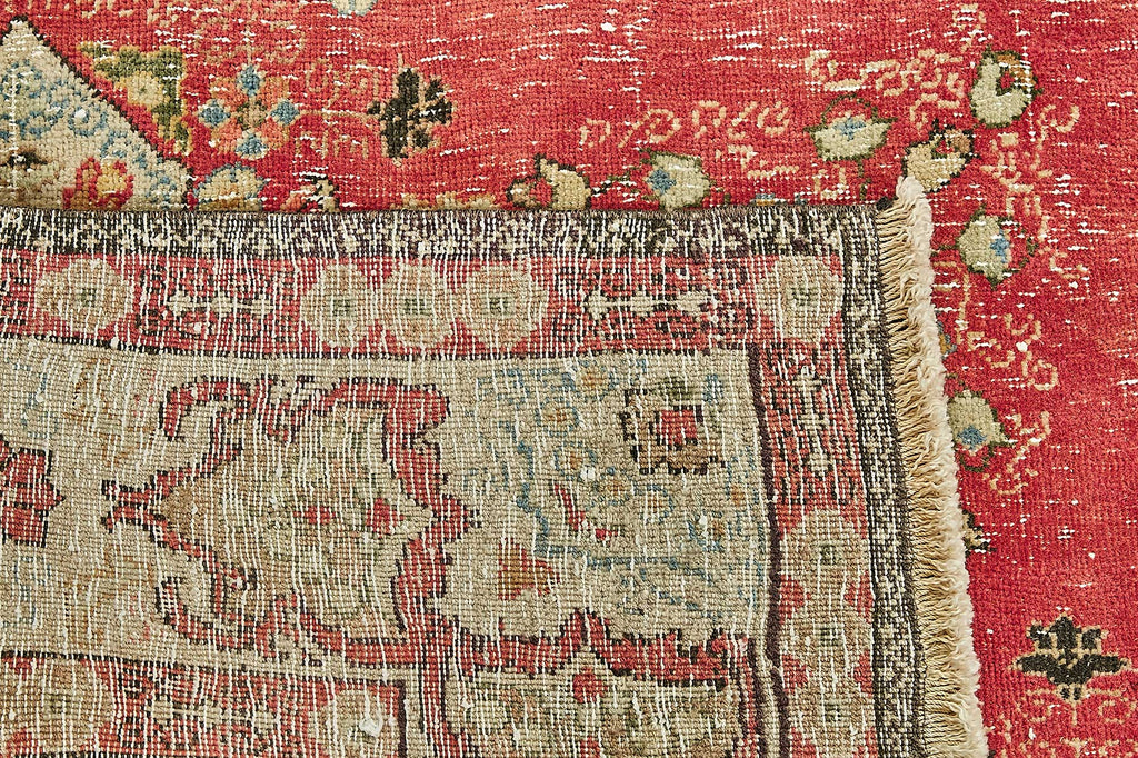 Beige vintage Persian rug 49717, 2.73 x 3.44 metres – photograph 7