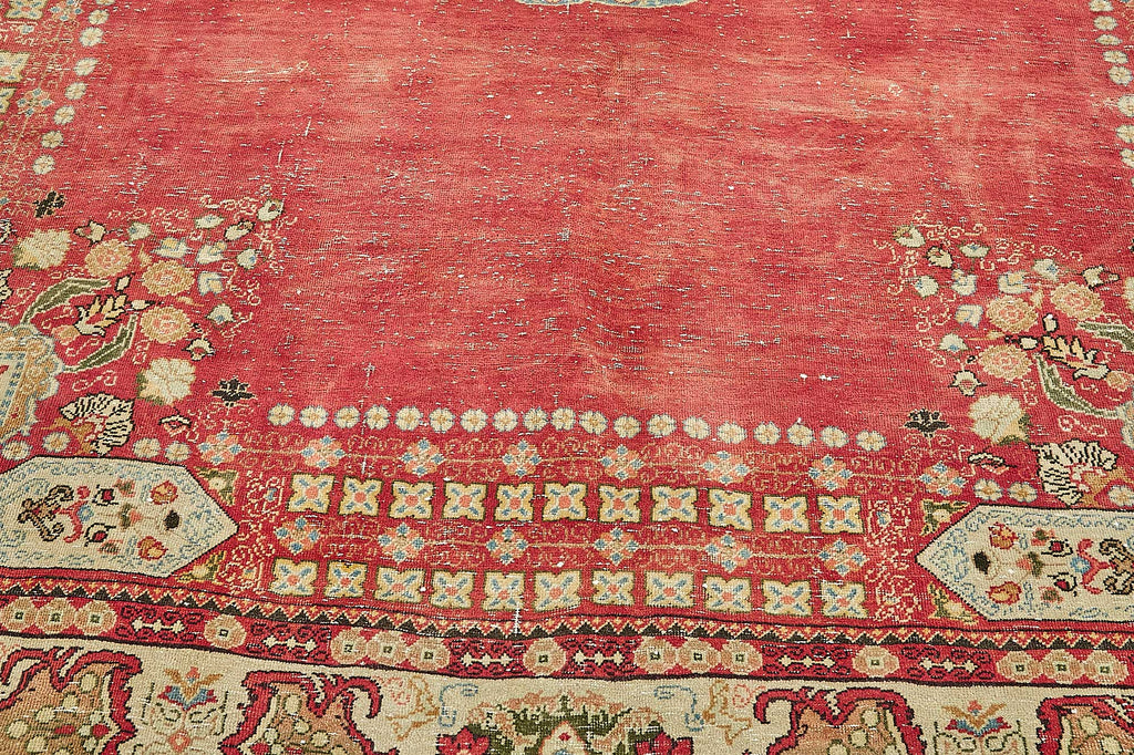 Beige vintage Persian rug 49717, 2.73 x 3.44 metres – photograph 10