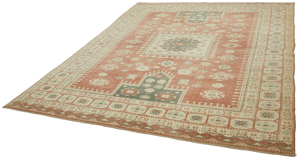 Beige vintage Persian rug 49718, 2.95 x 3.60 metres – photograph 3