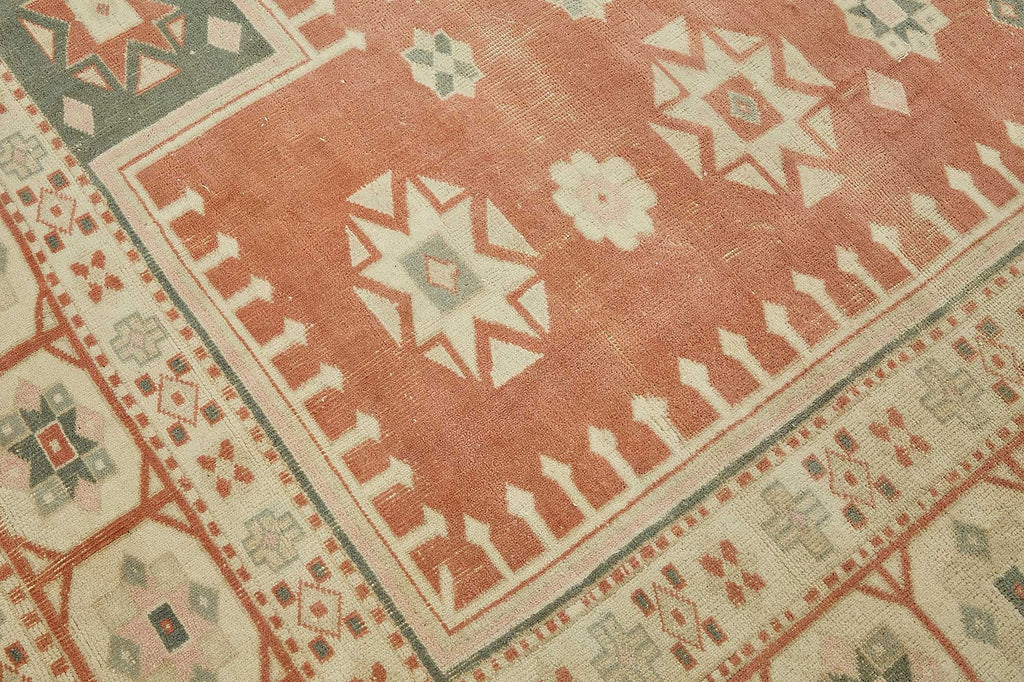 Beige vintage Persian rug 49718, 2.95 x 3.60 metres – photograph 9