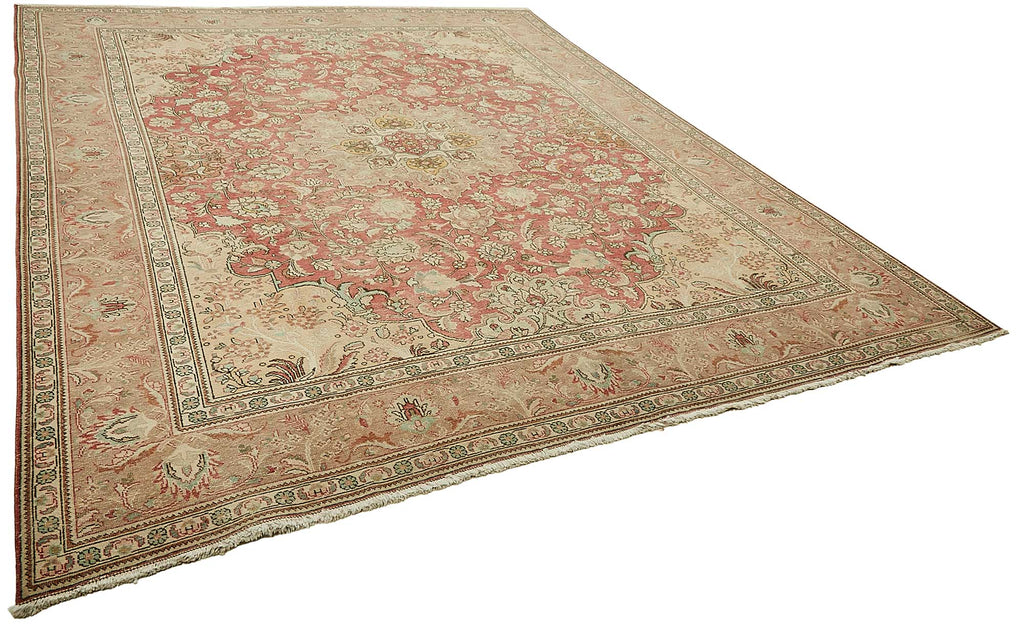 Beige vintage Persian rug 49719, 3.04 x 3.76 metres – photograph 2