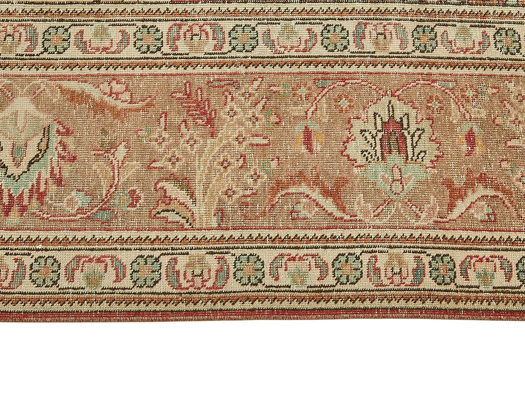 Beige vintage Persian rug 49719, 3.04 x 3.76 metres – photograph 8