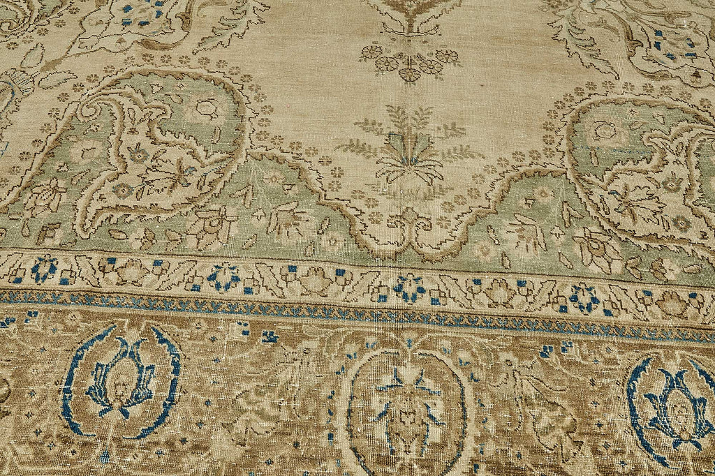 Beige vintage Persian rug 49729, 3.73 x 5.21 metres – photograph 10