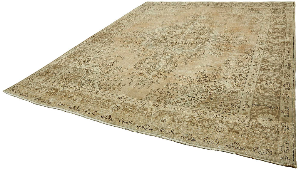 Beige vintage Persian rug 49730, 3.00 x 3.87 metres – photograph 3