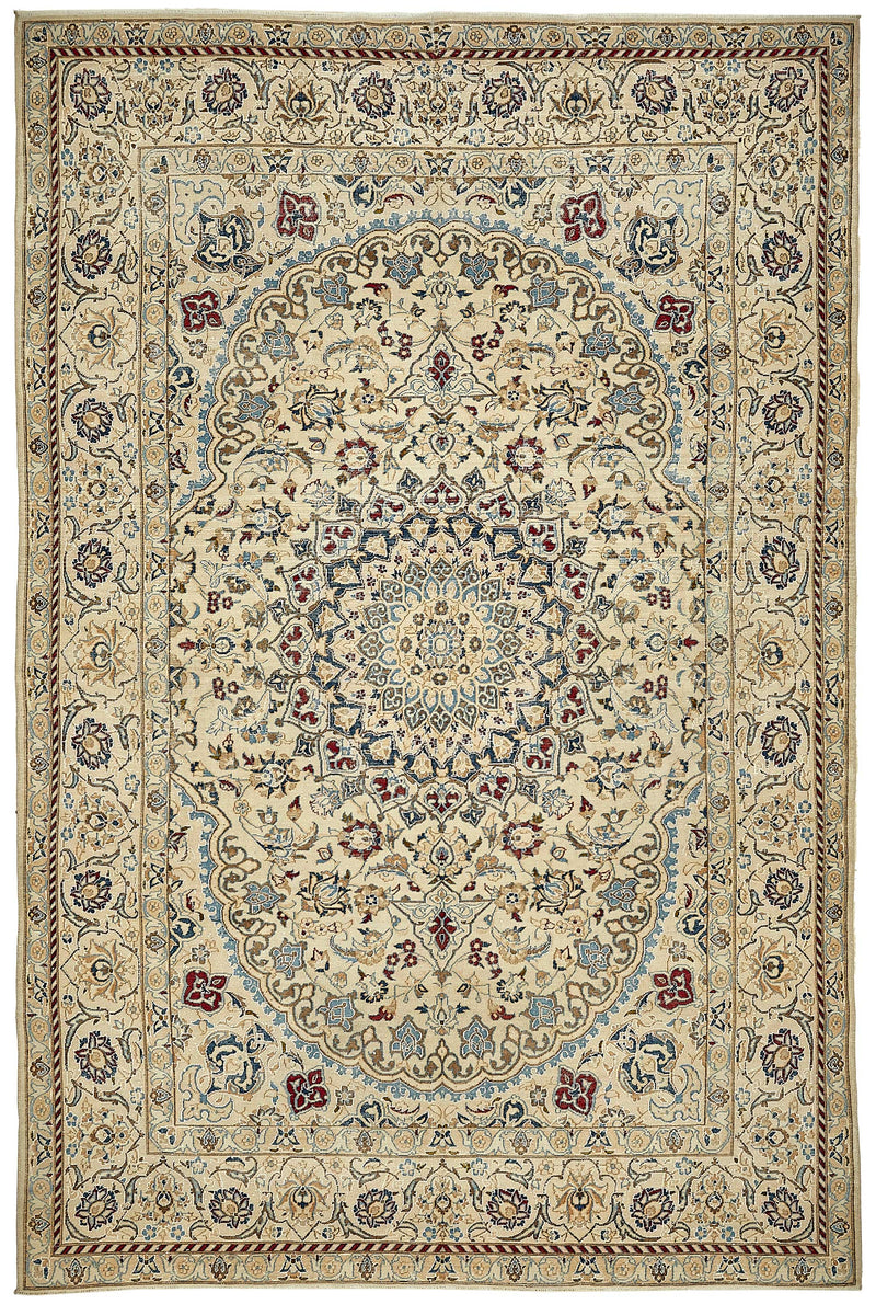 Beige vintage Persian rug 49731, 2.00 x 3.00 metres – full rug
