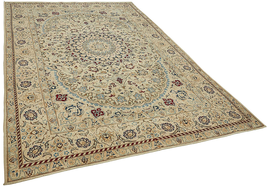 Beige vintage Persian rug 49731, 2.00 x 3.00 metres – photograph 2