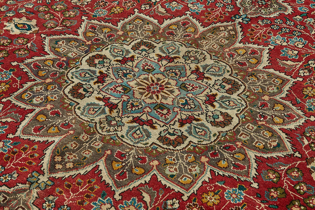 Beige vintage Persian rug 49735, 2.48 x 3.29 metres – photograph 5