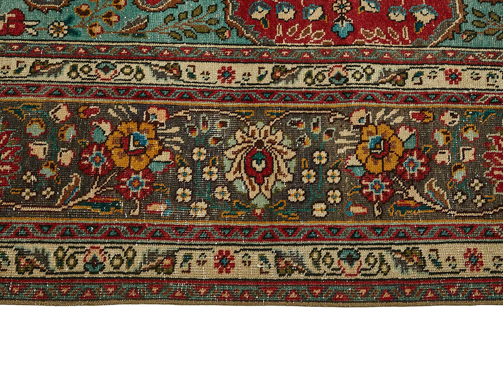 Beige vintage Persian rug 49735, 2.48 x 3.29 metres – photograph 8