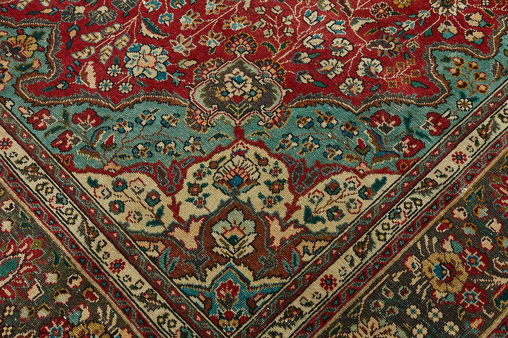 Beige vintage Persian rug 49735, 2.48 x 3.29 metres – photograph 9