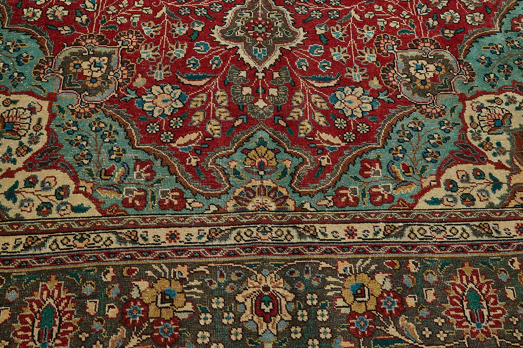 Beige vintage Persian rug 49735, 2.48 x 3.29 metres – photograph 10