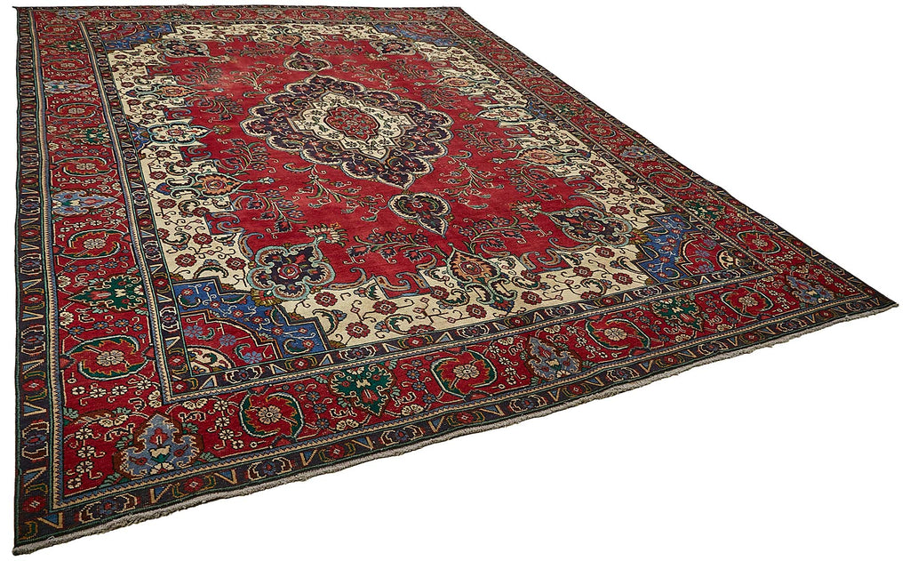 Beige vintage Persian rug 49738, 3.00 x 3.90 metres – photograph 2