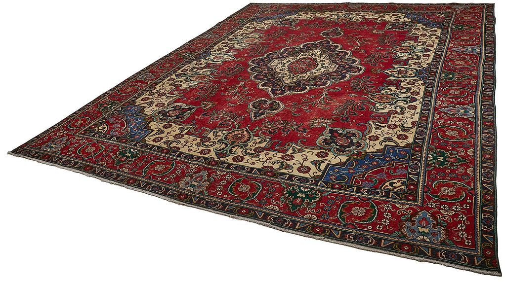 Beige vintage Persian rug 49738, 3.00 x 3.90 metres – photograph 3