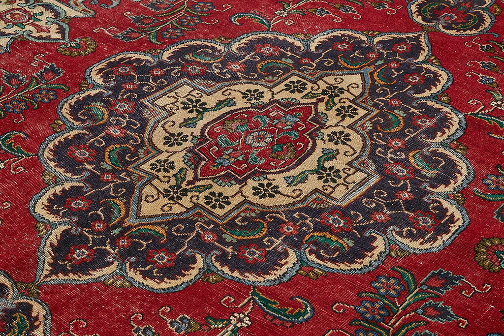 Beige vintage Persian rug 49738, 3.00 x 3.90 metres – photograph 5