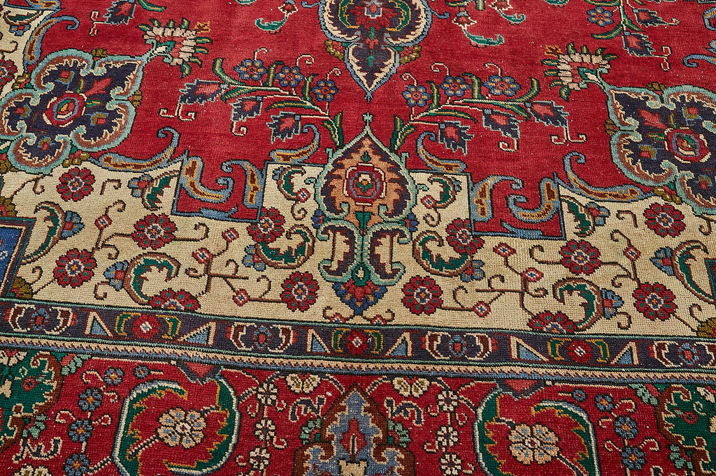 Beige vintage Persian rug 49738, 3.00 x 3.90 metres – photograph 10