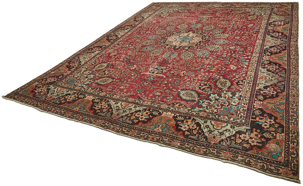 Beige vintage Persian rug 49739, 2.78 x 3.84 metres – photograph 3