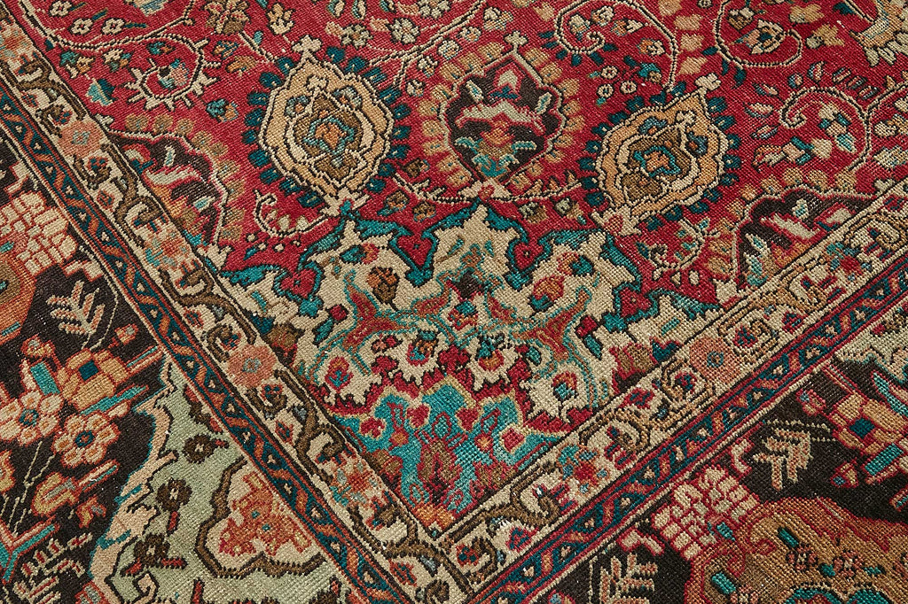 Beige vintage Persian rug 49739, 2.78 x 3.84 metres – photograph 9