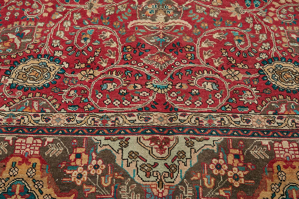 Beige vintage Persian rug 49739, 2.78 x 3.84 metres – photograph 10