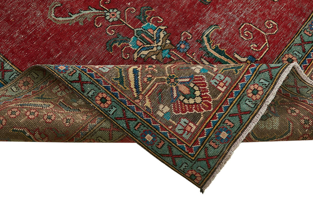 Red vintage Persian rug 49746, 3.03 x 3.92 metres – photograph 6