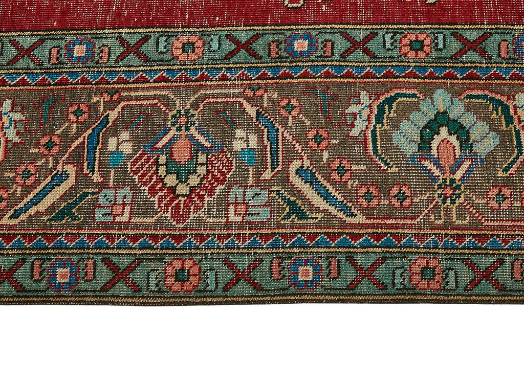 Red vintage Persian rug 49746, 3.03 x 3.92 metres – photograph 8