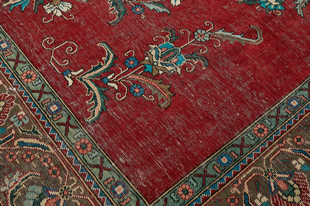 Red vintage Persian rug 49746, 3.03 x 3.92 metres – photograph 9
