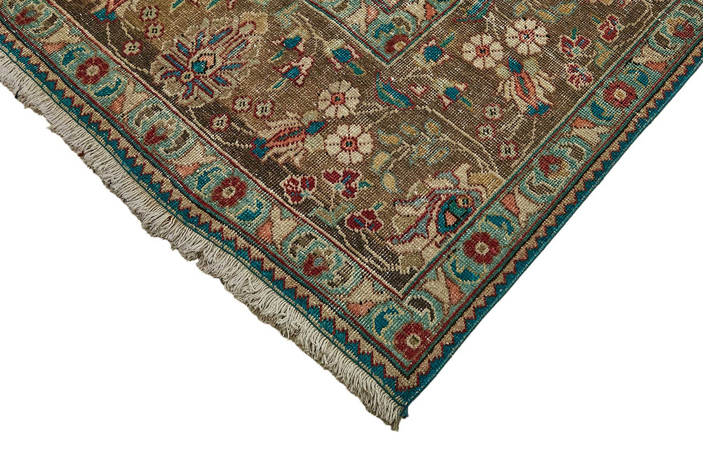 Beige vintage Persian rug 49747, 2.93 x 3.87 metres – photograph 4