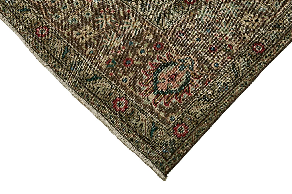 Beige vintage Persian rug 49751, 3.08 x 3.97 metres – photograph 4