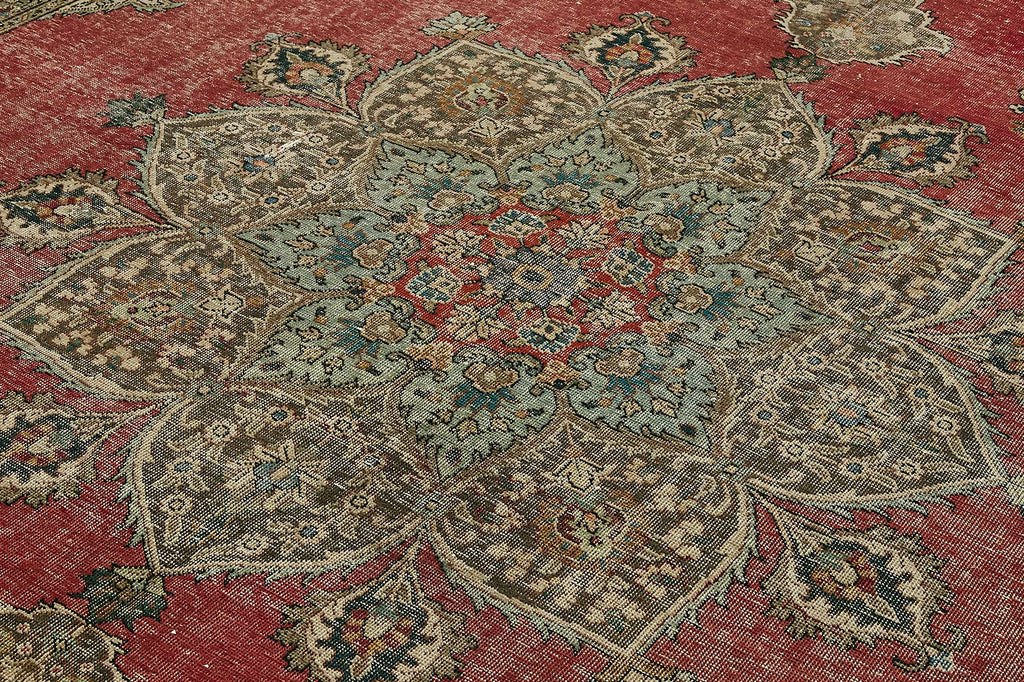 Beige vintage Persian rug 49751, 3.08 x 3.97 metres – photograph 5