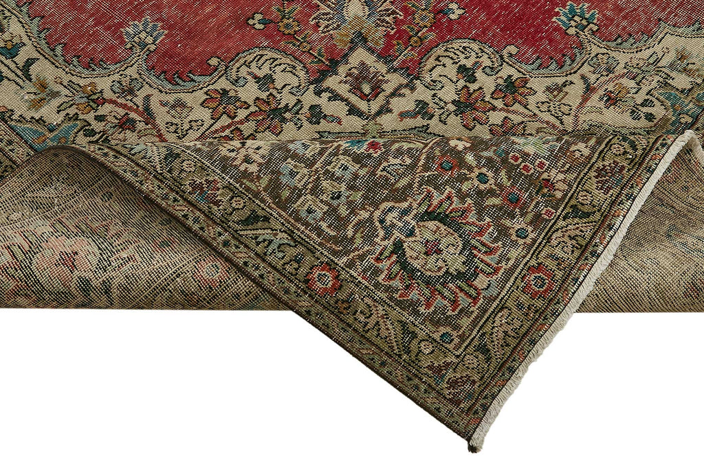 Beige vintage Persian rug 49751, 3.08 x 3.97 metres – photograph 6