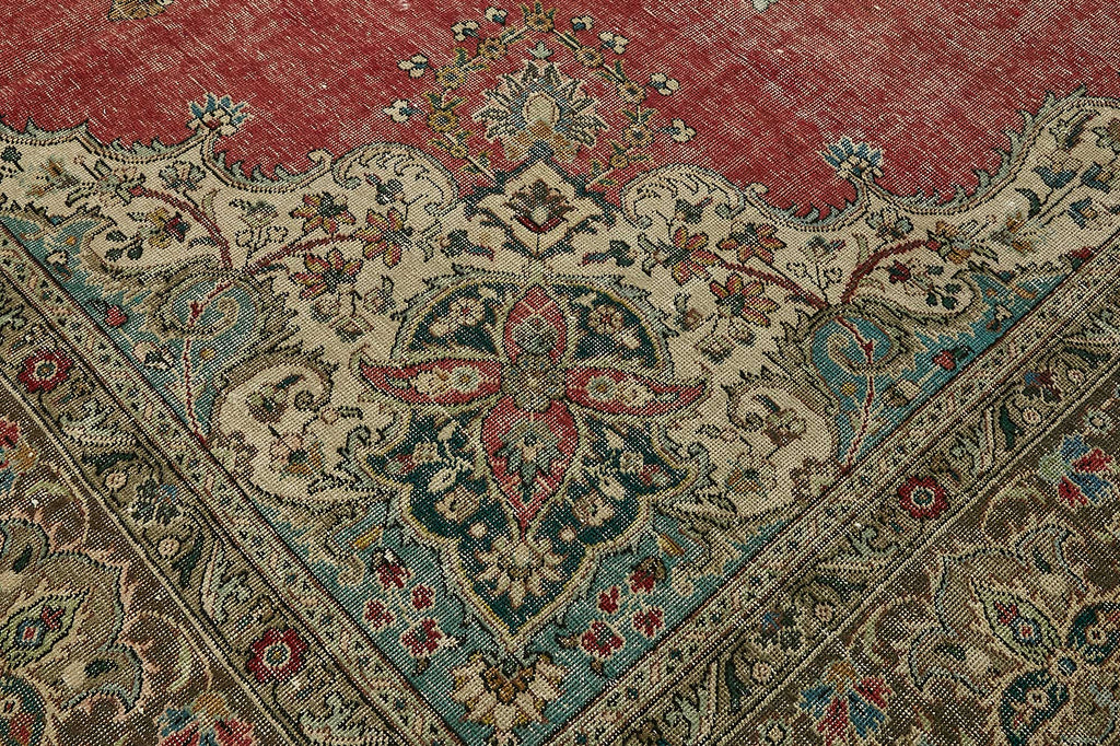 Beige vintage Persian rug 49751, 3.08 x 3.97 metres – photograph 9